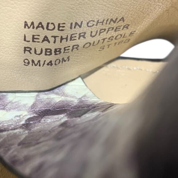 Michael Michael‎ Kors Snakeskin Espadrill Wedges SZ 9 - Picture 8 of 8